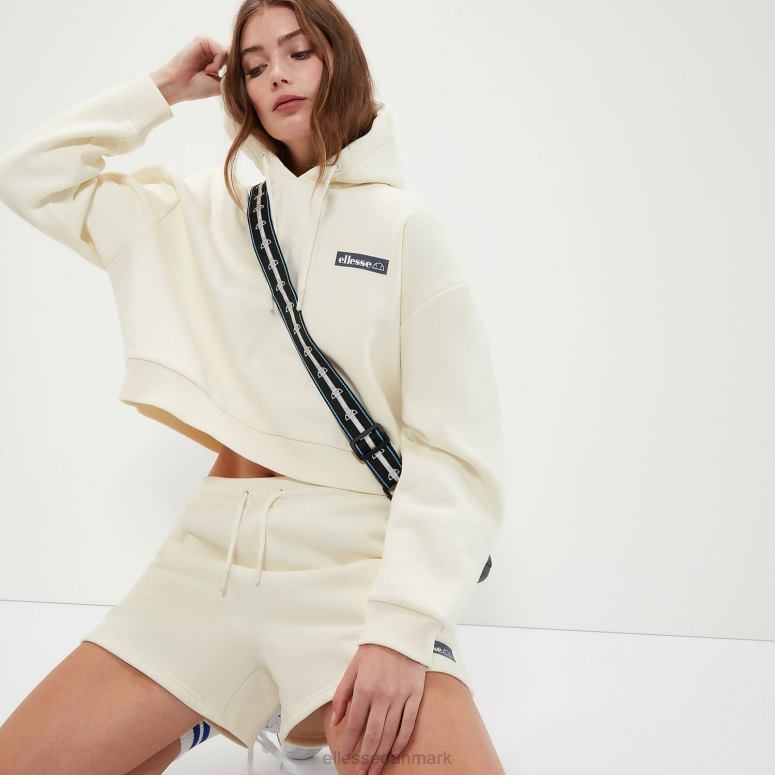 Ellesse Kvinder cria crop hættetrøje J282F42 tøj off white