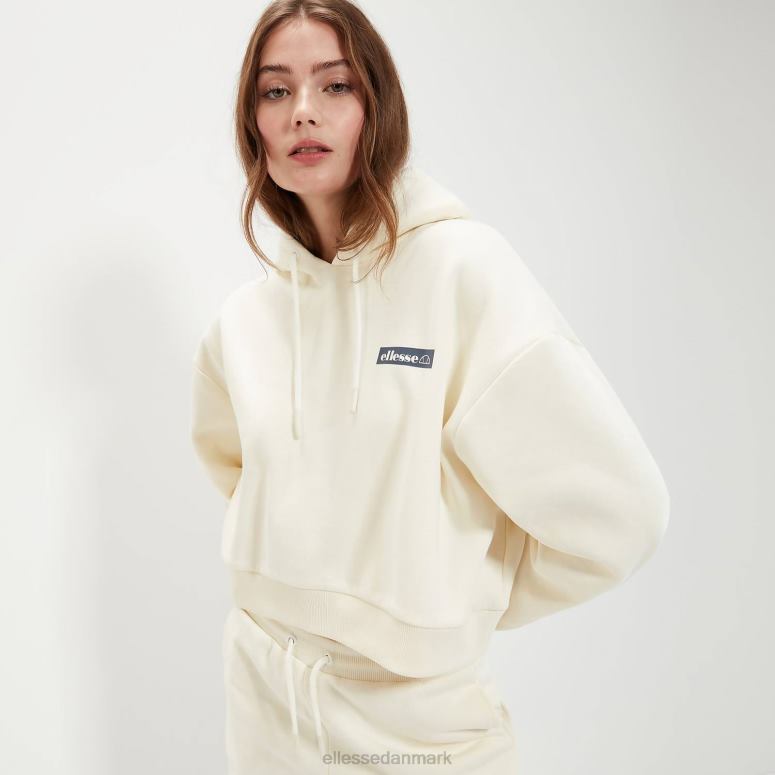 Ellesse Kvinder cria crop hættetrøje J282F42 tøj off white