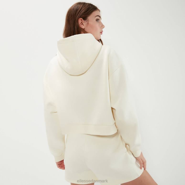 Ellesse Kvinder cria crop hættetrøje J282F42 tøj off white