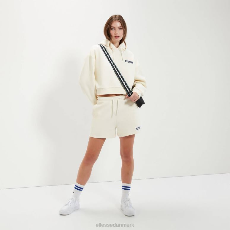 Ellesse Kvinder cria crop hættetrøje J282F42 tøj off white
