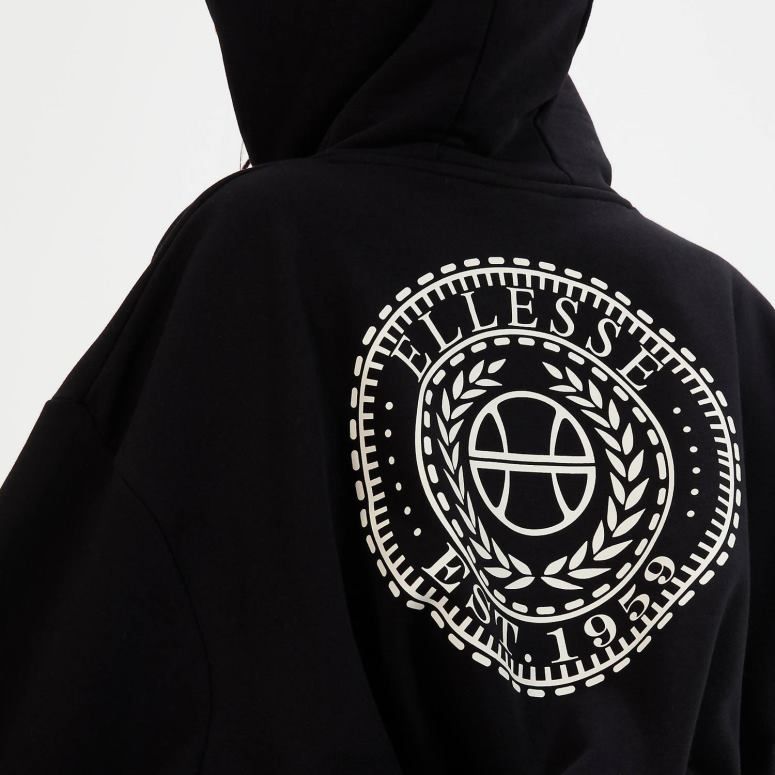 Ellesse Kvinder halo crop hættetrøje J282F21 tøj sort