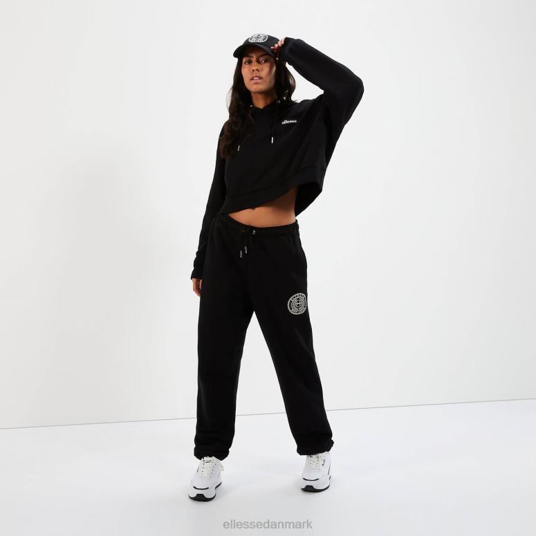 Ellesse Kvinder halo crop hættetrøje J282F21 tøj sort