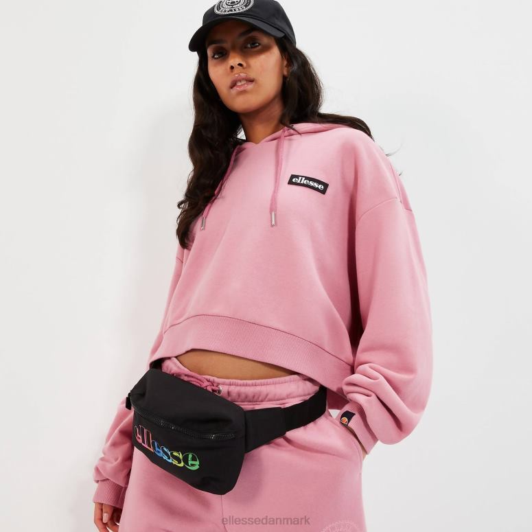 Ellesse Kvinder halo crop hættetrøje J282F22 tøj lyserød