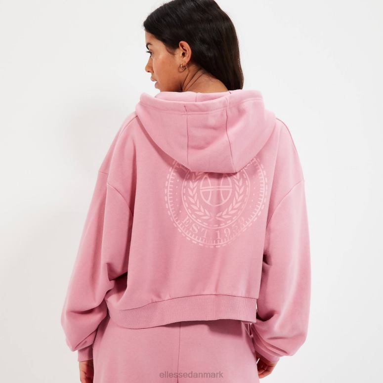 Ellesse Kvinder halo crop hættetrøje J282F22 tøj lyserød