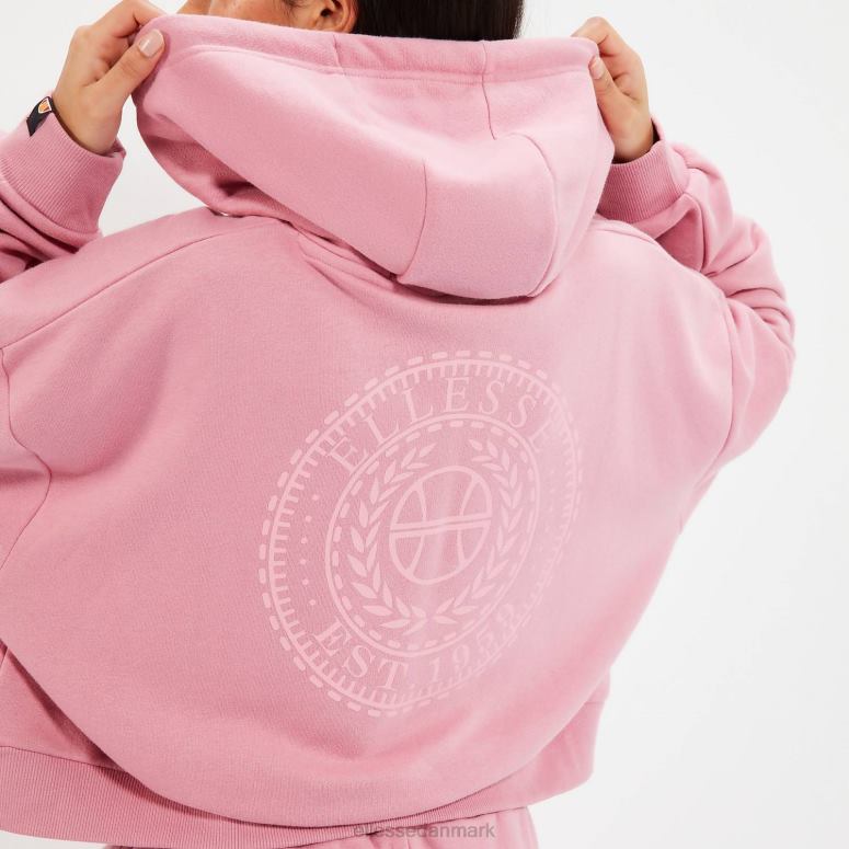 Ellesse Kvinder halo crop hættetrøje J282F22 tøj lyserød