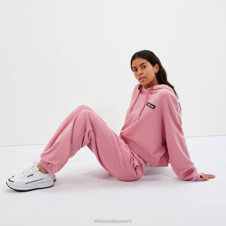 Ellesse Kvinder halo crop hættetrøje J282F22 tøj lyserød