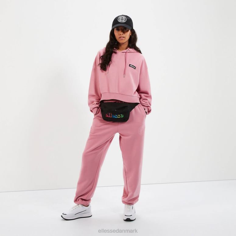 Ellesse Kvinder halo crop hættetrøje J282F22 tøj lyserød