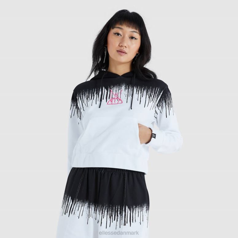 Ellesse Kvinder raca cropped hættetrøje J282F177 tøj sort