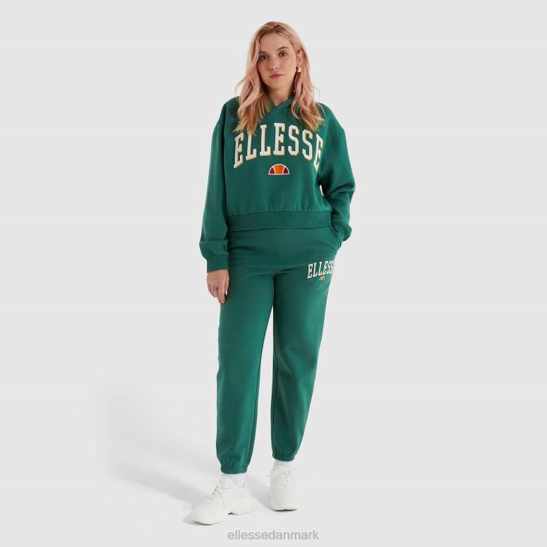 Ellesse Kvinder ramo cropped hættetrøje J282F179 tøj mørkegrøn