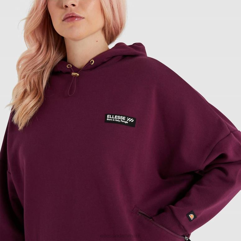 Ellesse Kvinder semprevisa hættetrøje J282F175 tøj mørke lilla