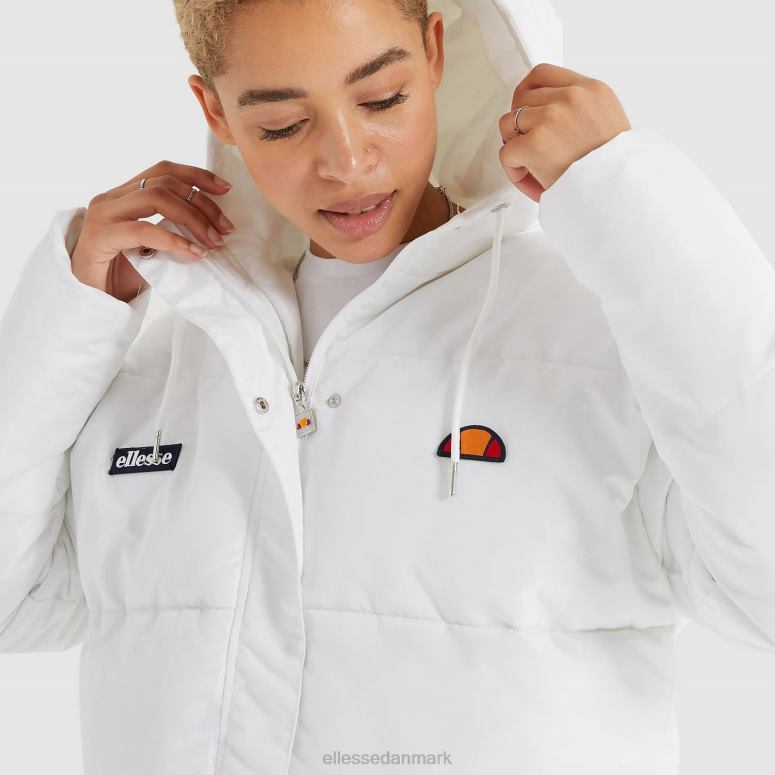 Ellesse Kvinder pejo polstret jakke J282F2 tøj hvid
