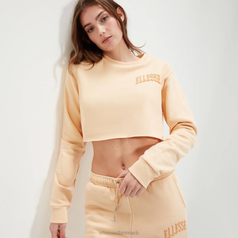 Ellesse Kvinder canleo crop sweatshirt J282F40 tøj lysebrun