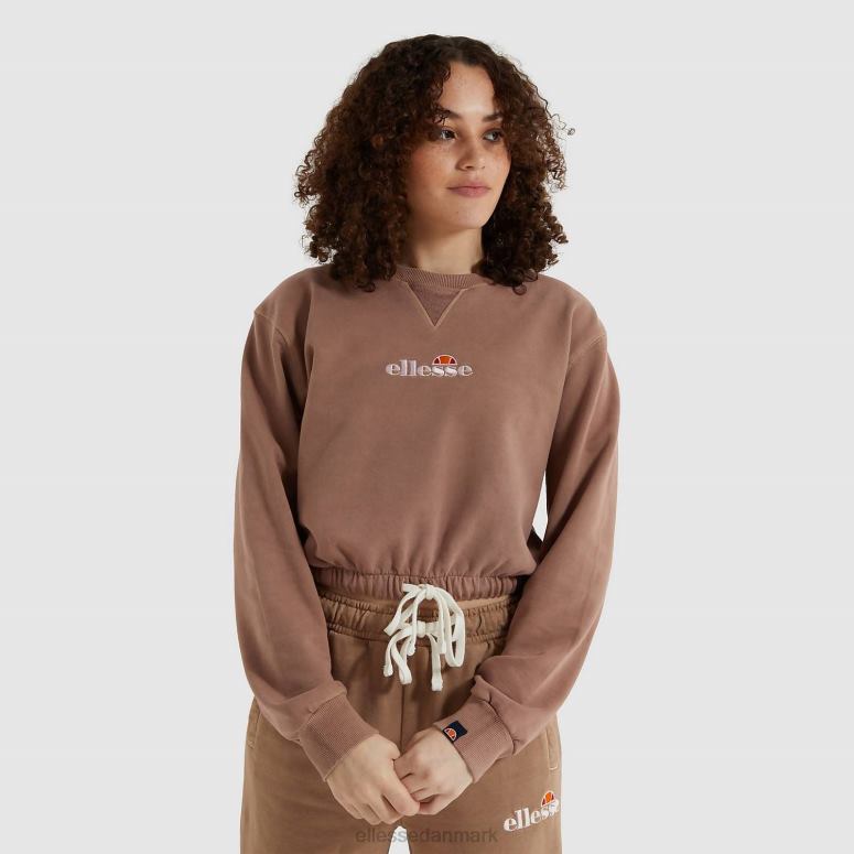 Ellesse Kvinder popsy cropped sweatshirt J282F170 tøj Brun