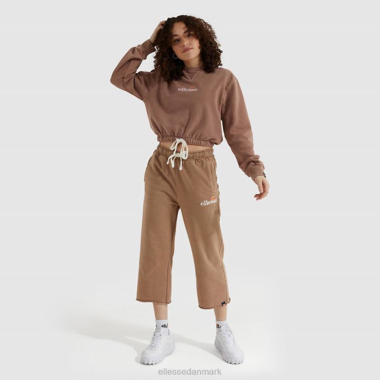 Ellesse Kvinder popsy cropped sweatshirt J282F170 tøj Brun