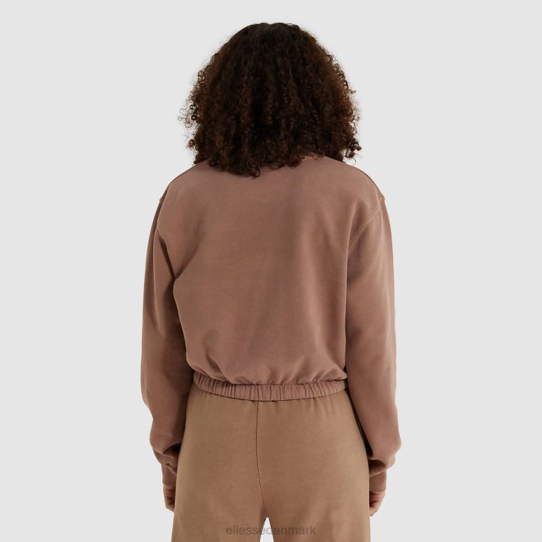 Ellesse Kvinder popsy cropped sweatshirt J282F170 tøj Brun
