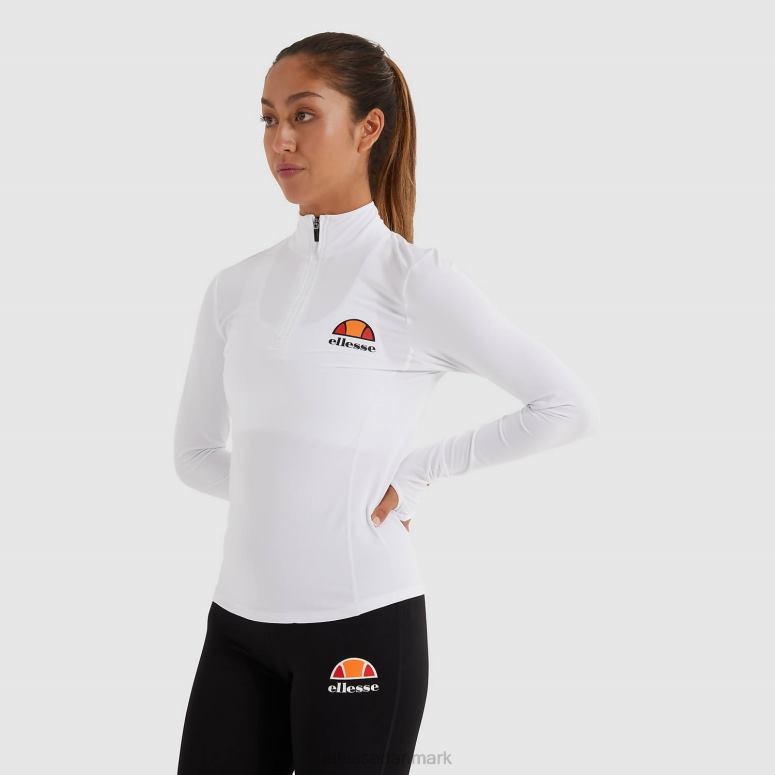Ellesse Kvinder sofira 1/4 lynlås top J282F95 tøj hvid
