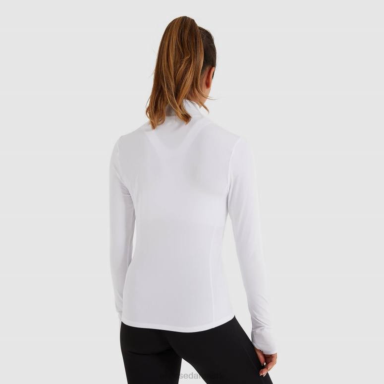 Ellesse Kvinder sofira 1/4 lynlås top J282F95 tøj hvid