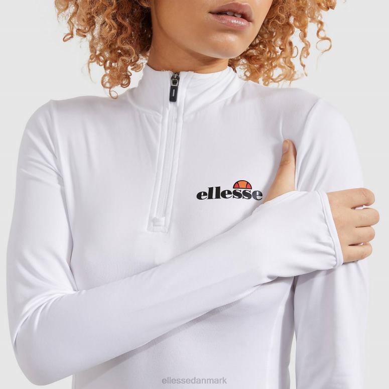 Ellesse Kvinder sofira 1/4 lynlås top J282F95 tøj hvid
