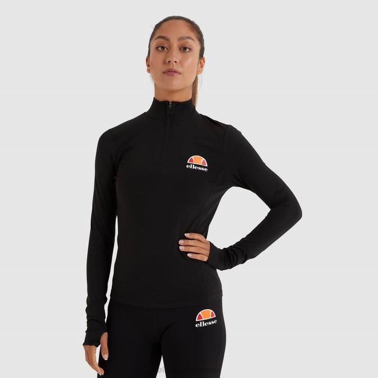 Ellesse Kvinder sofira 1/4 lynlås top J282F96 tøj sort