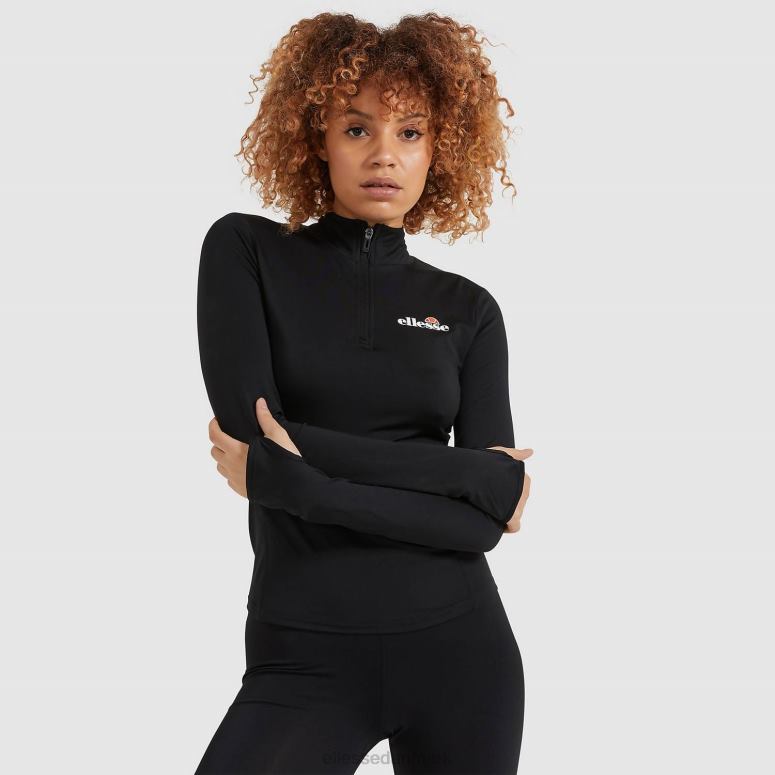 Ellesse Kvinder sofira 1/4 lynlås top J282F96 tøj sort