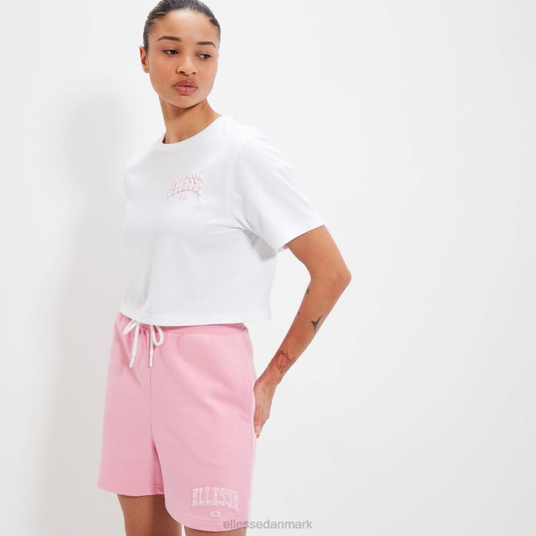 Ellesse Kvinder beneventi croppd t-shirt J282F56 tøj hvid