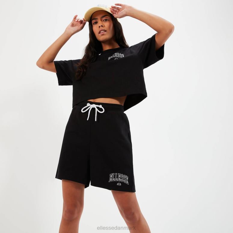 Ellesse Kvinder beneventi croppd t-shirt J282F57 tøj sort
