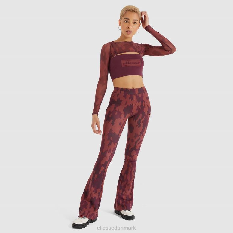 Ellesse Kvinder darol crop t-shirt J282F203 tøj mørke lilla
