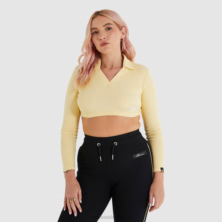 Ellesse Kvinder harrie cropped t-shirt J282F198 tøj lysegul