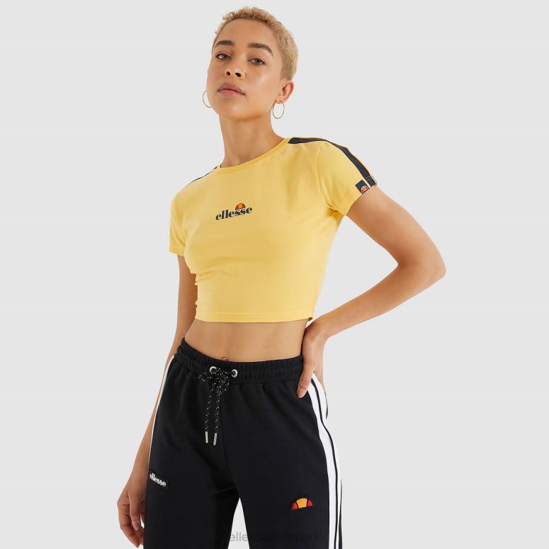 Ellesse Kvinder latus cropped t-shirt J282F208 tøj gul