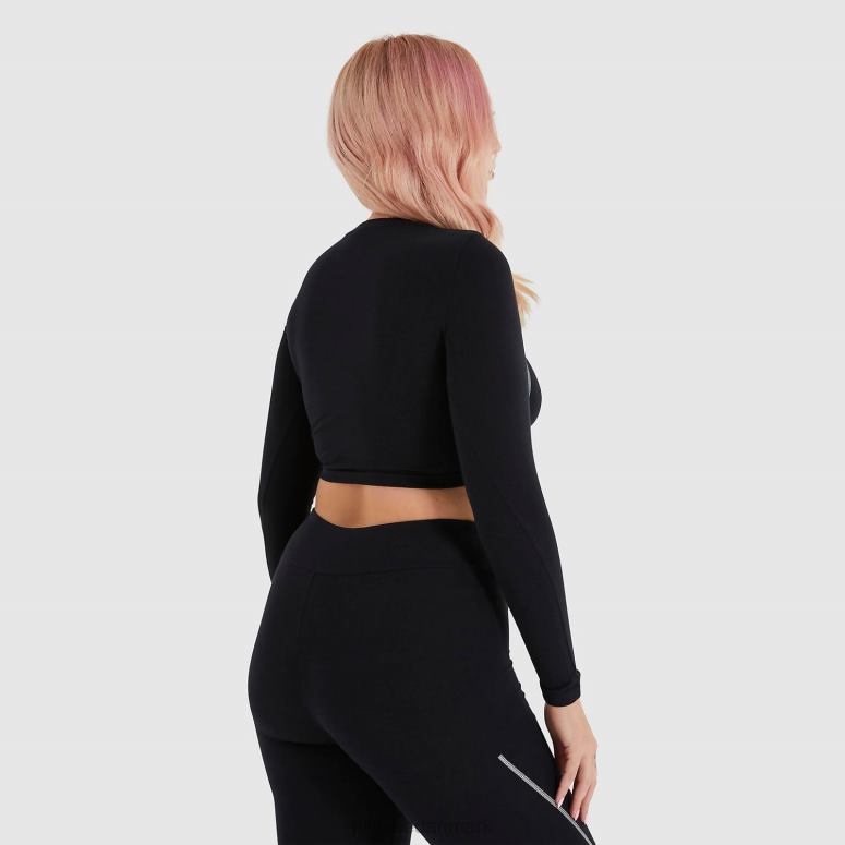 Ellesse Kvinder lucente cropped t-shirt J282F227 tøj sort