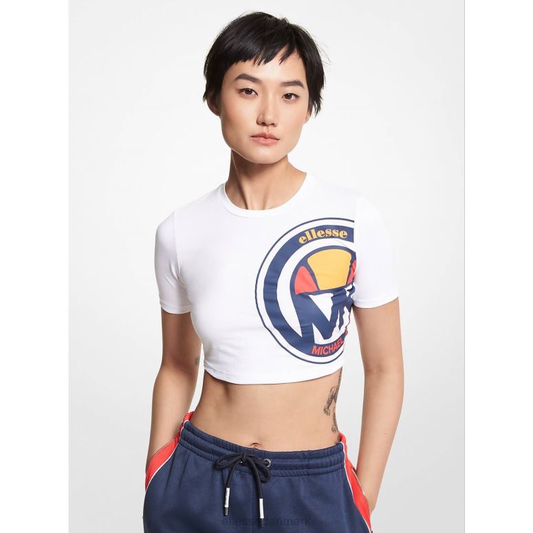 Ellesse Kvinder mk cropped top i økologisk bomuld J282F74 tøj logo