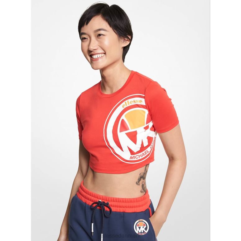 Ellesse Kvinder mk cropped top i økologisk bomuld J282F75 tøj logo