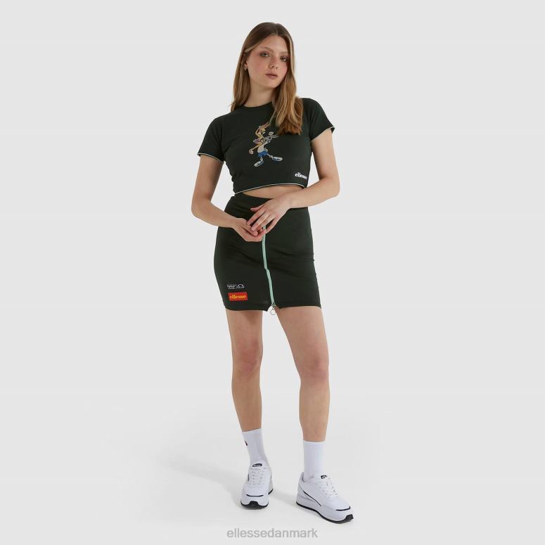 Ellesse Kvinder tweetest beskåret t-shirt J282F231 tøj grøn
