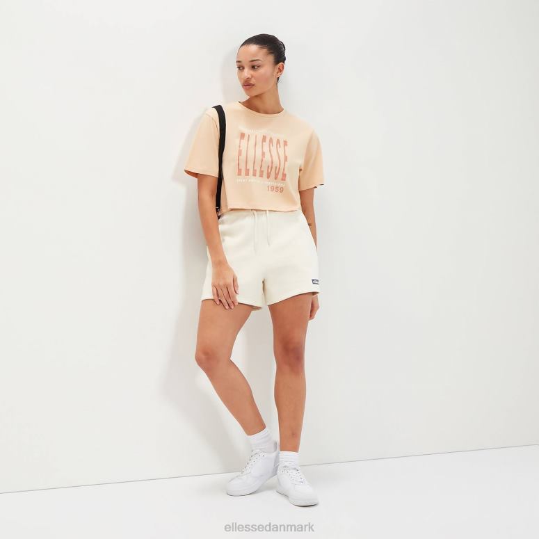 Ellesse Kvinder volia crop t-shirt J282F88 tøj lysebrun