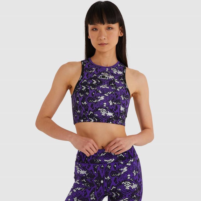 Ellesse Kvinder kinarva cropped vest J282F199 tøj hele printet