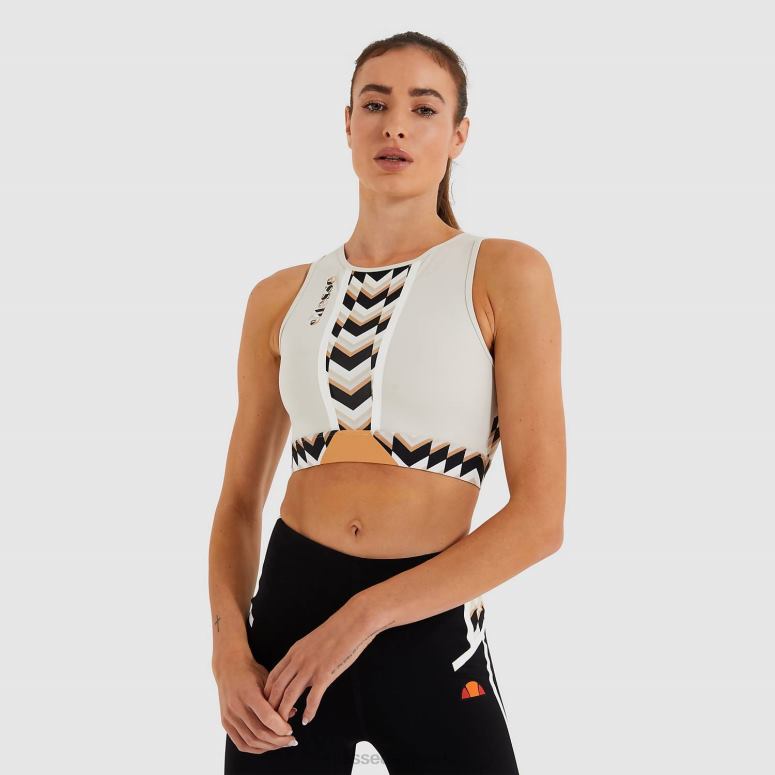 Ellesse Kvinder sizzle cropped vest J282F226 tøj lysegrå