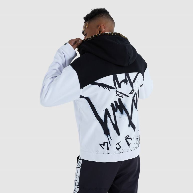 Ellesse Mænd paxell hættetrøje J282F472 tøj hvid
