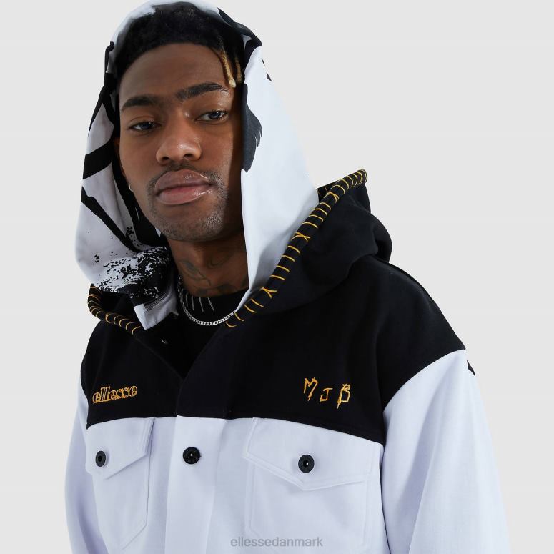 Ellesse Mænd paxell hættetrøje J282F472 tøj hvid