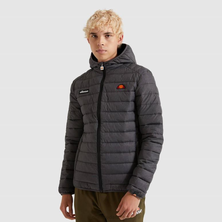 Ellesse Mænd lombardiet polstret jakke J282F287 tøj mørkegrå mergel