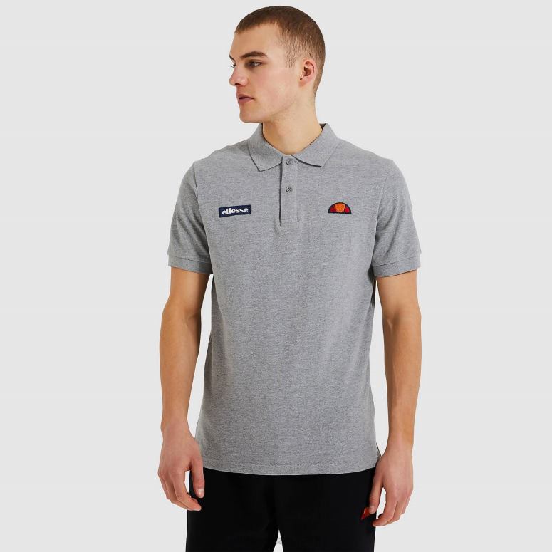 Ellesse Mænd montura poloshirt J282F383 tøj grå mergel