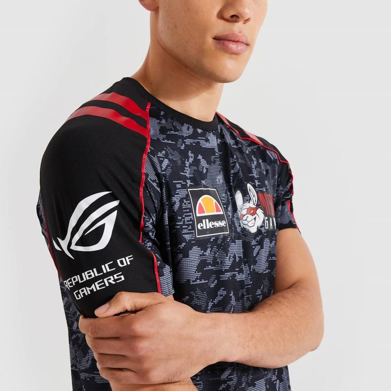 Ellesse Mænd glitch t-shirt J282F482 tøj sort