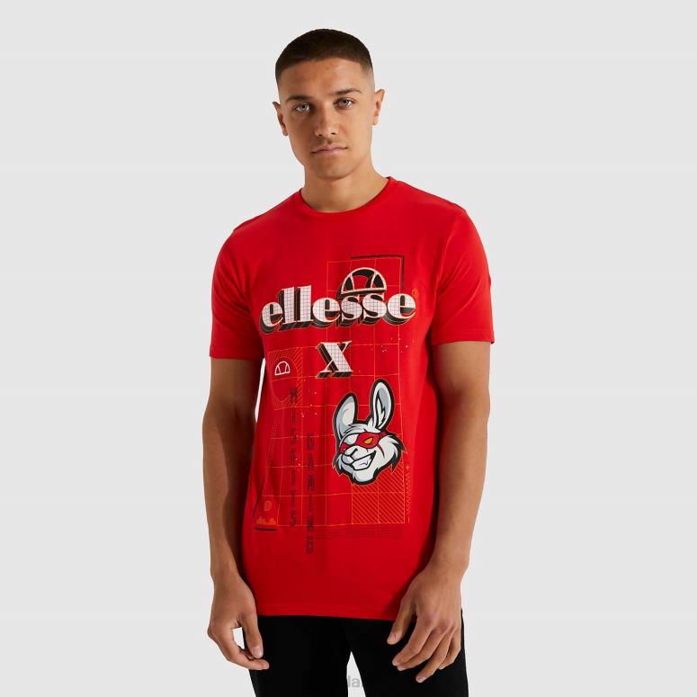 Ellesse Mænd mispassende cyber t-shirt J282F484 tøj rød
