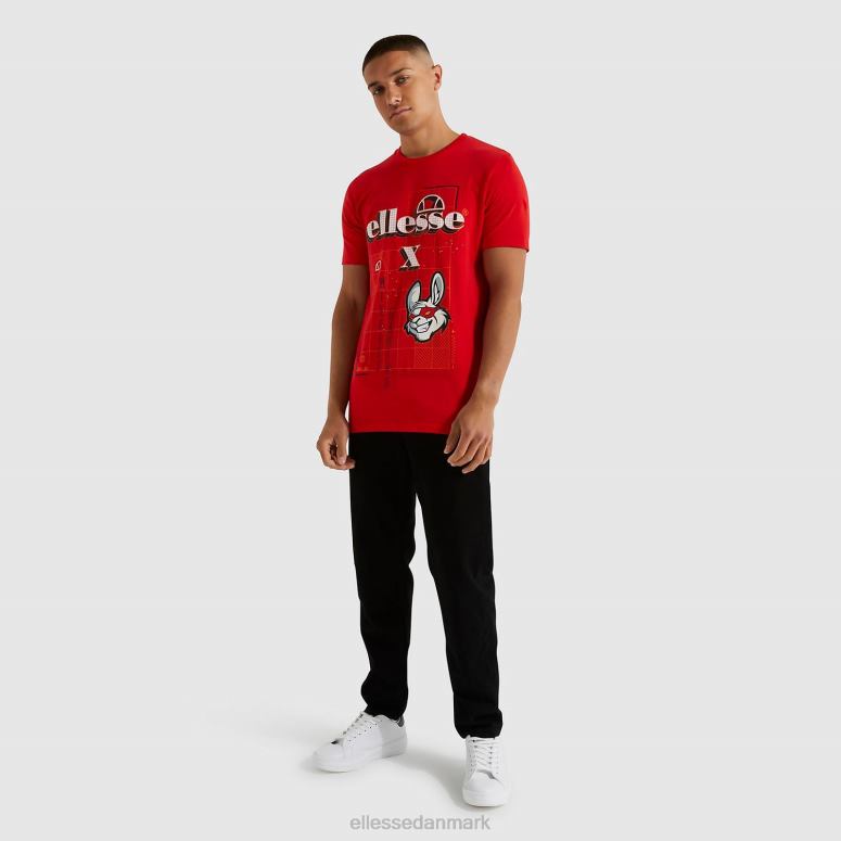 Ellesse Mænd mispassende cyber t-shirt J282F484 tøj rød