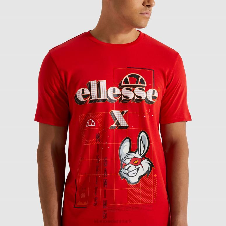 Ellesse Mænd mispassende cyber t-shirt J282F484 tøj rød
