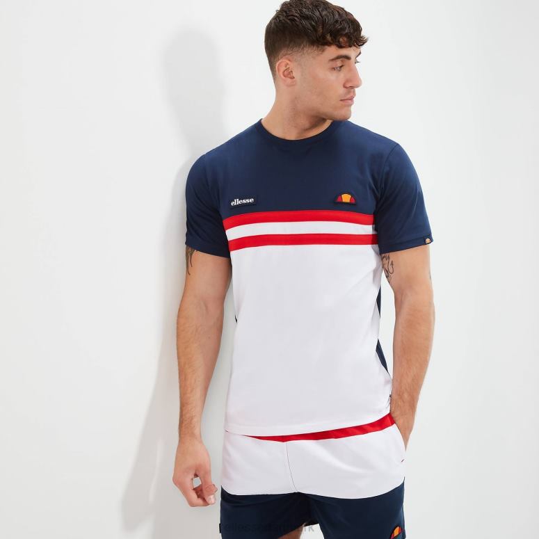 Ellesse Mænd venire t-shirt J282F401 tøj marineblå/rød/hvid