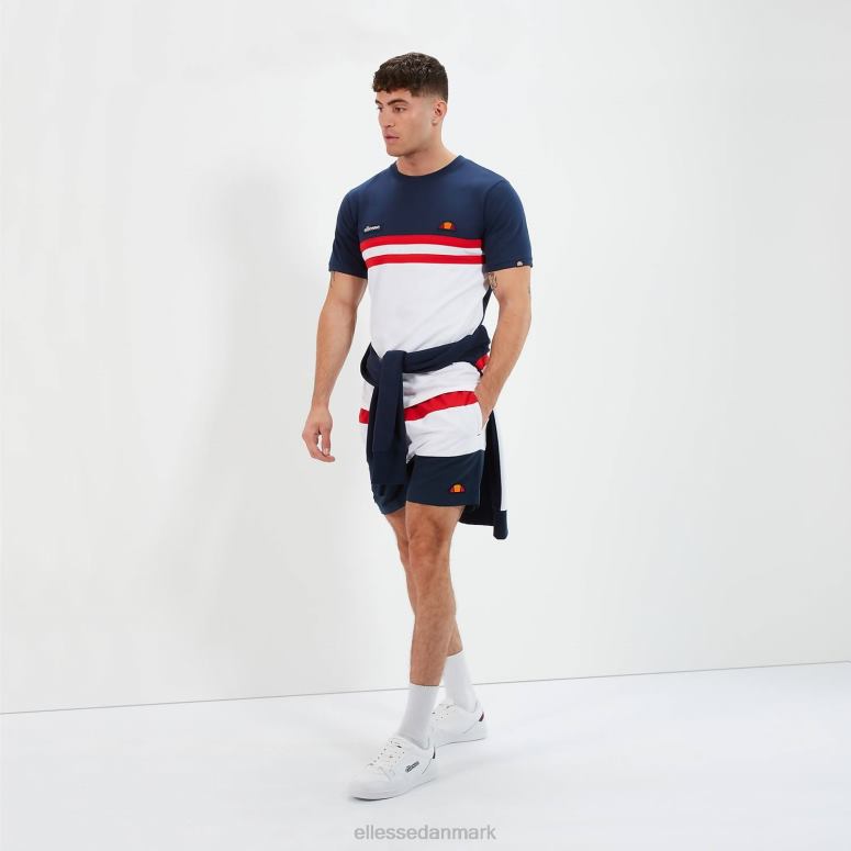 Ellesse Mænd venire t-shirt J282F401 tøj marineblå/rød/hvid